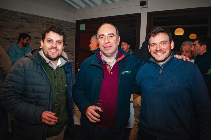 Nicolás Garraztazu, Pablo Quintana y Tomás Mayol
