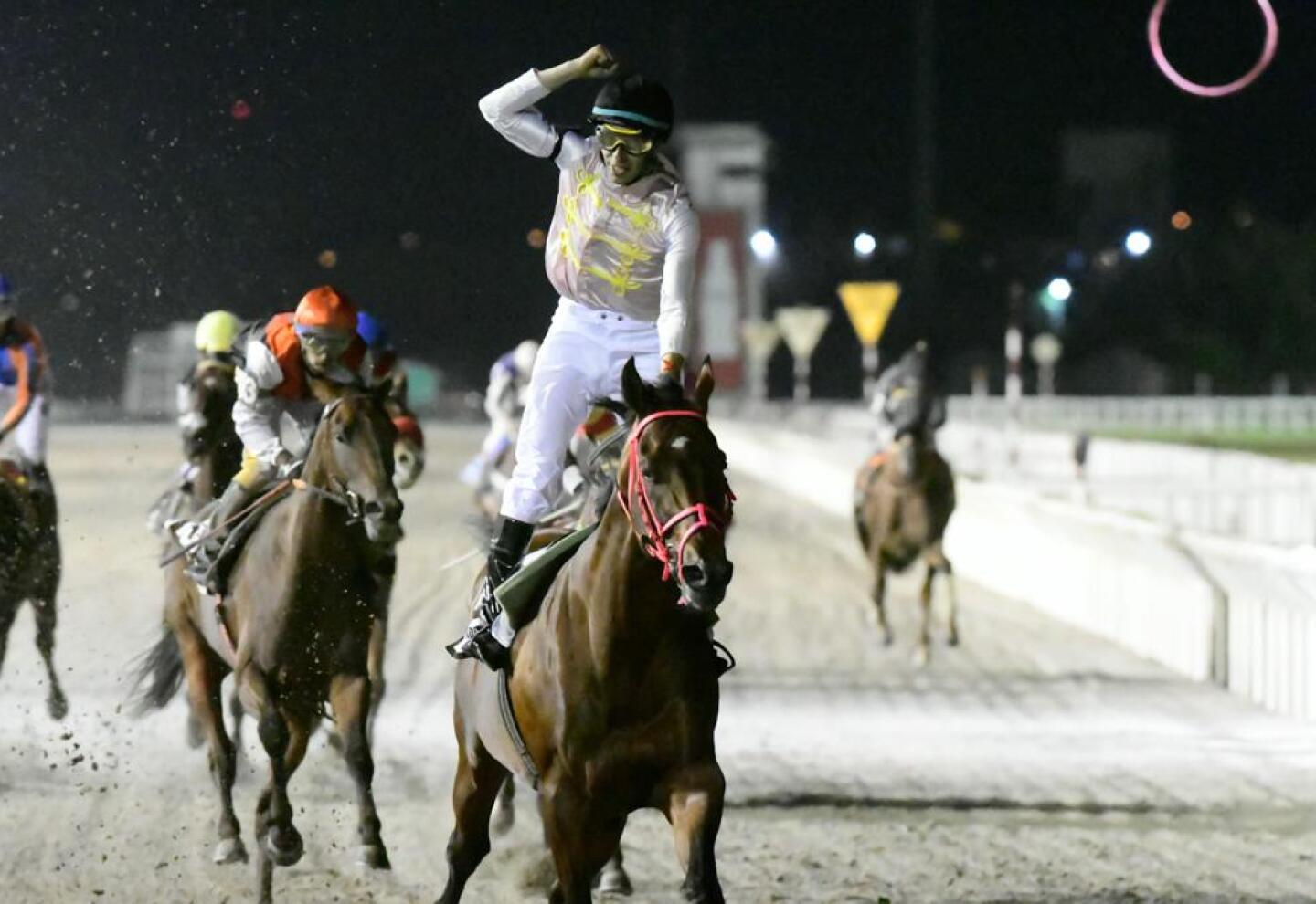 Javier Perez with Roundofapplause after winning the 2023 Ramirez Grand Prix.