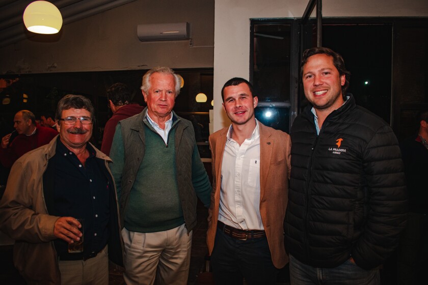 Dos generaciones: Hernán Zorrilla, Miguel Ferrés, Hernán T. Zorrilla y Fermín Ferrés