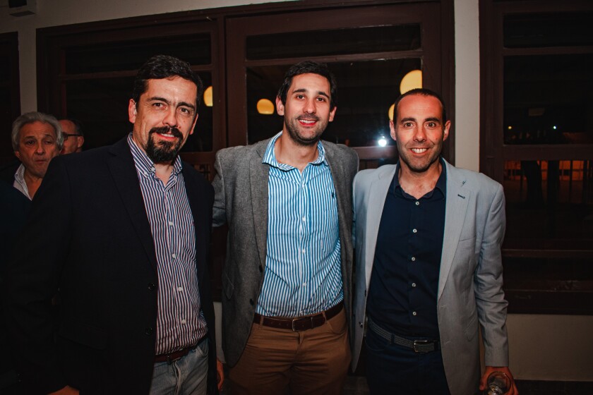 ANCAP presente: Tabaré Cal, Leandro Álvarez de Ron y Marcelo Monzeglio