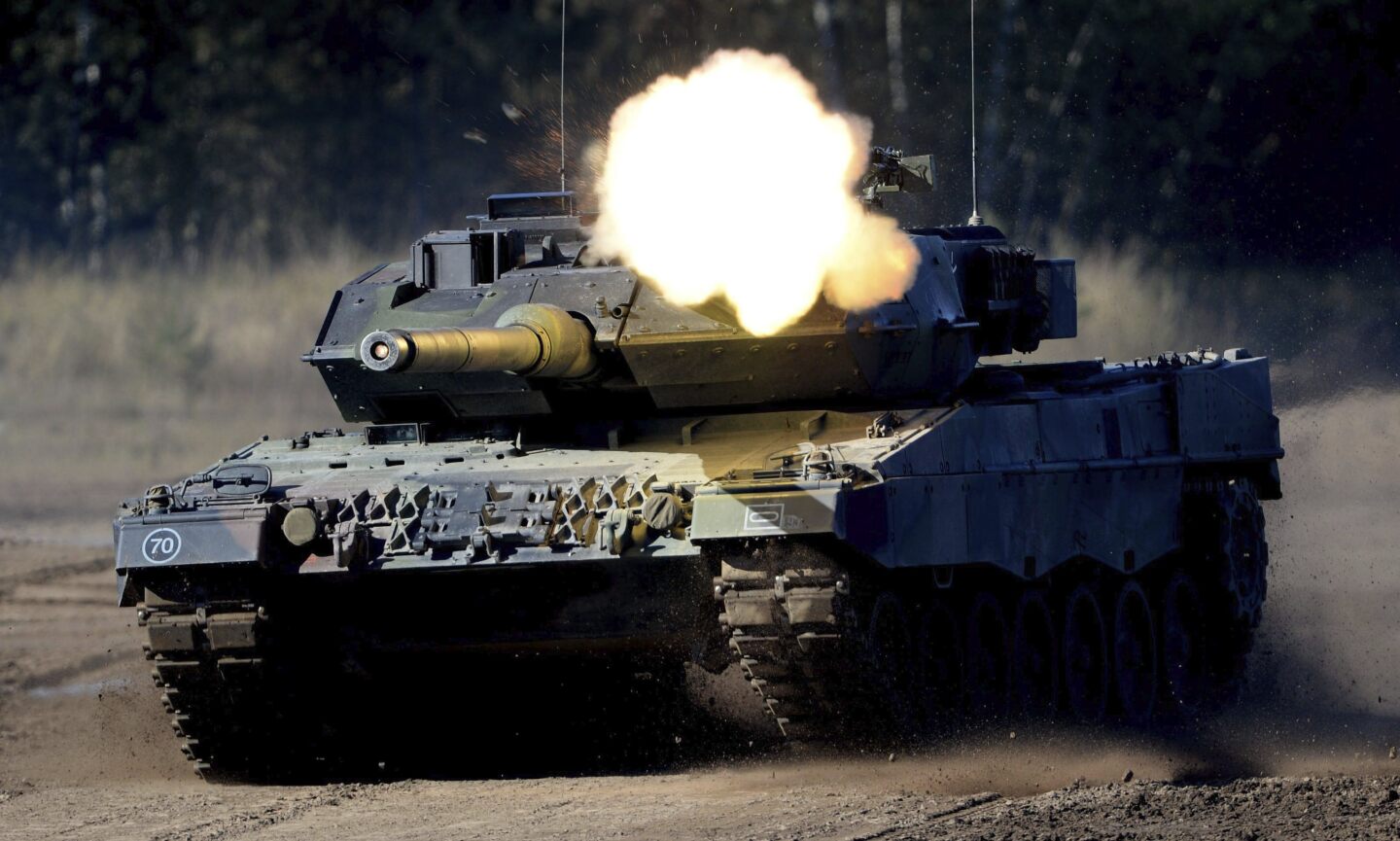 Un tanque Leopard 2 aparece en un ejercicio en Alemania