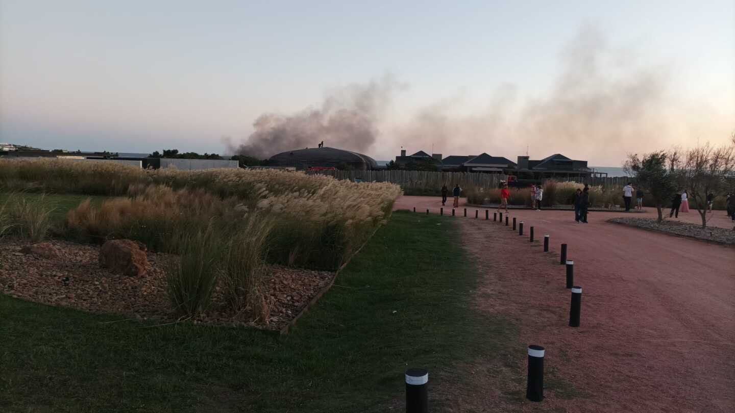 Incendio en el parador "La Susana"