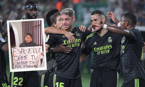 Fede Valverde hizo emocionar a un niño hasta las lágrimas tras un gran gesto