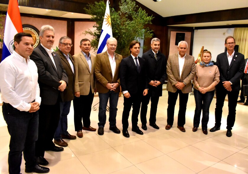 Luis Lacalle Pou en la Asociación Rural de Paraguay