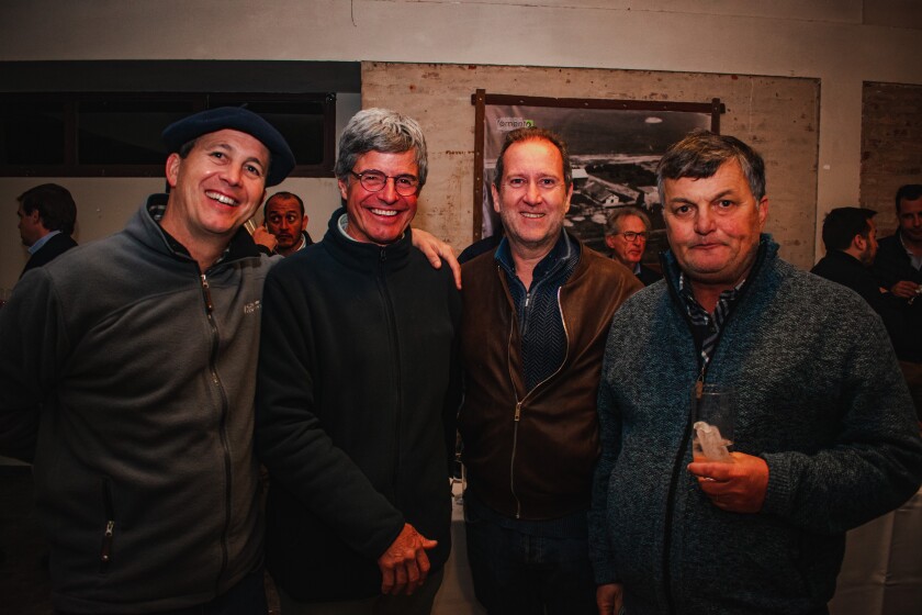 Raúl Uraga, Manuel Montes, Álvaro Facello y Juan Carlos Ferrés