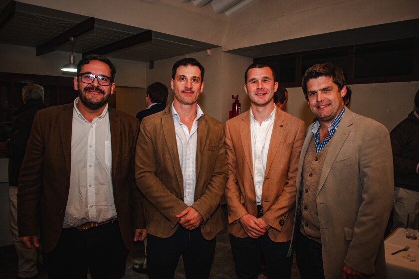 Ignacio Buffa, Leonardo Olivera, Hernán T. Zorrilla y Felipe Algorta
