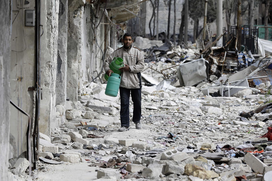 Tras seis años de guerra, el régimen sirio recupera zonas en poder de rebeldes. Foto: AFP
