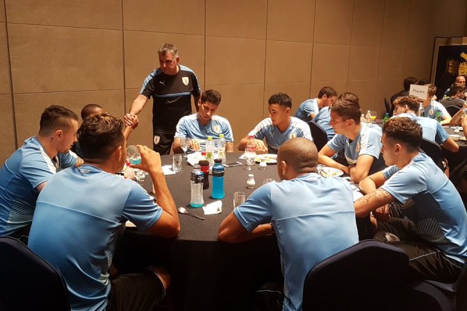 Wilmar Valdez se sumó a la delegación uruguaya en la ciudad de Daejeon. Foto: @Uruguay