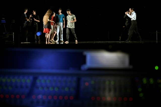 La Orquesta Filarmónica de Montevideo inauguró la temporada en la Rambla de Pocitos. Foto: Fernando Ponzetto