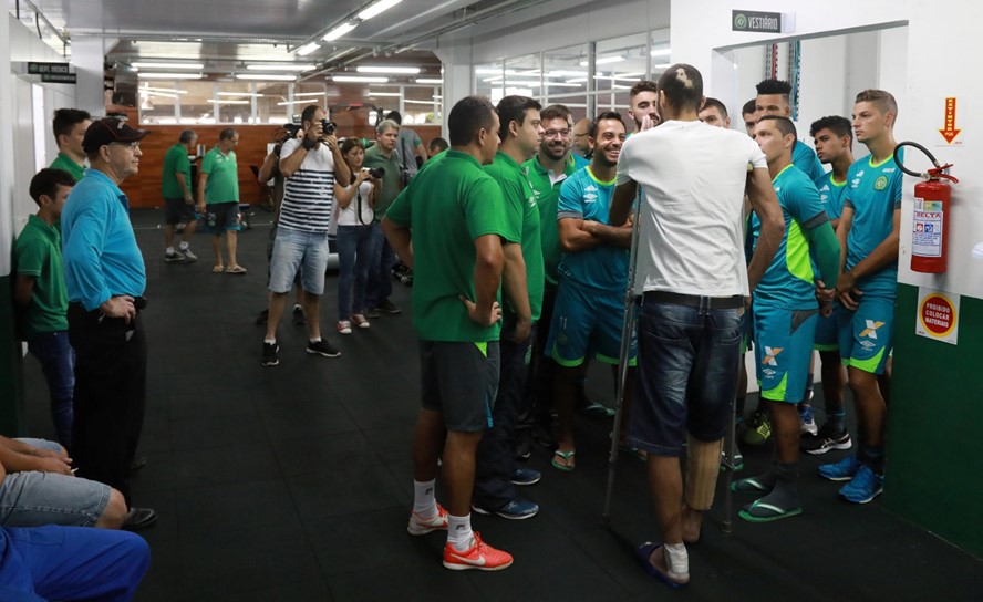 El inicio de la pretemporada para Chapecoense con la presencia de Neto. Foto: Reuters