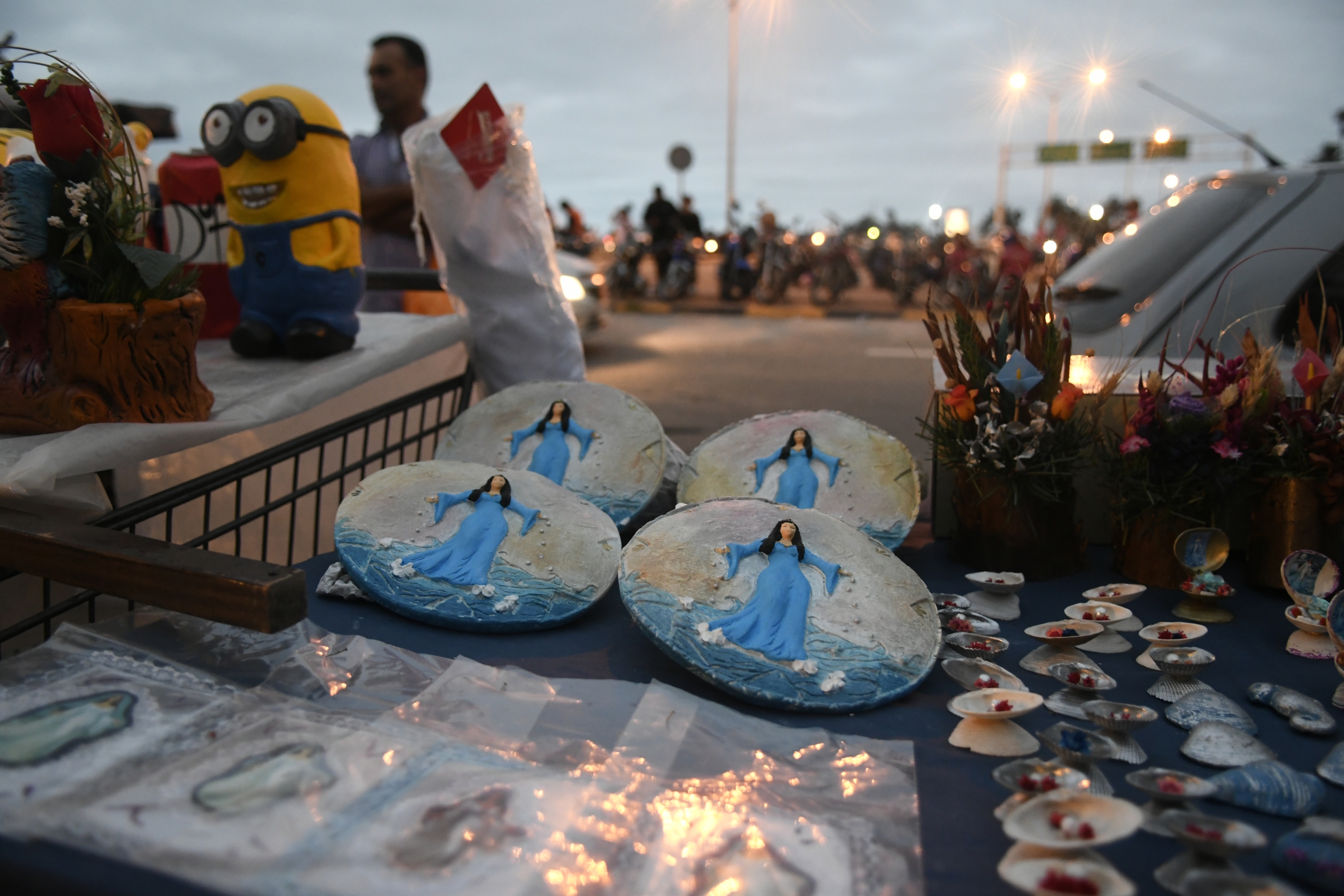 Miles de creyentes homenajearon a la diosa del mar en su día. Foto: Fernando Ponzetto