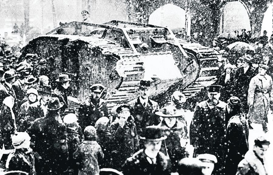 El tanque fue bautizado