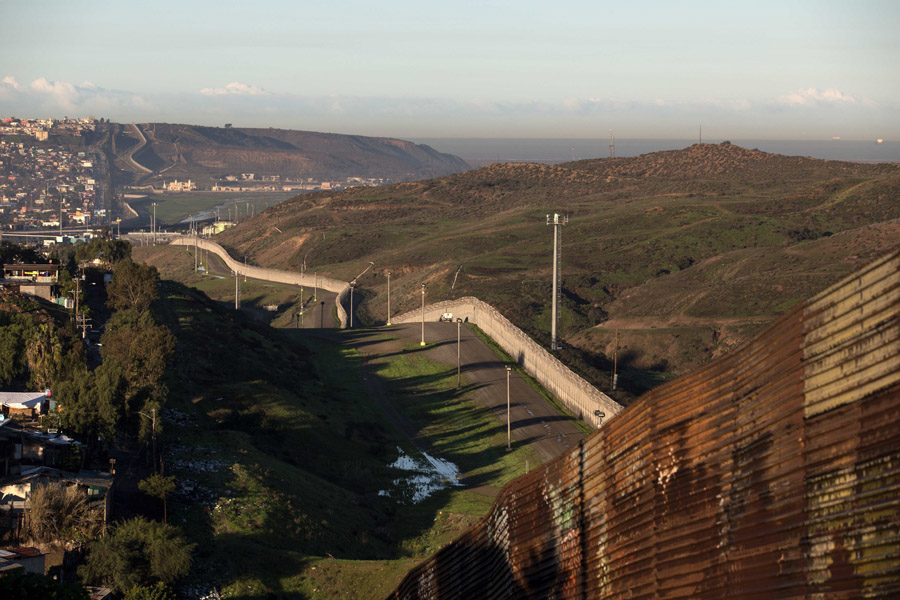 La frontera entre México y EE.UU. tiene 3.200 kilómetros. Foto: AFP