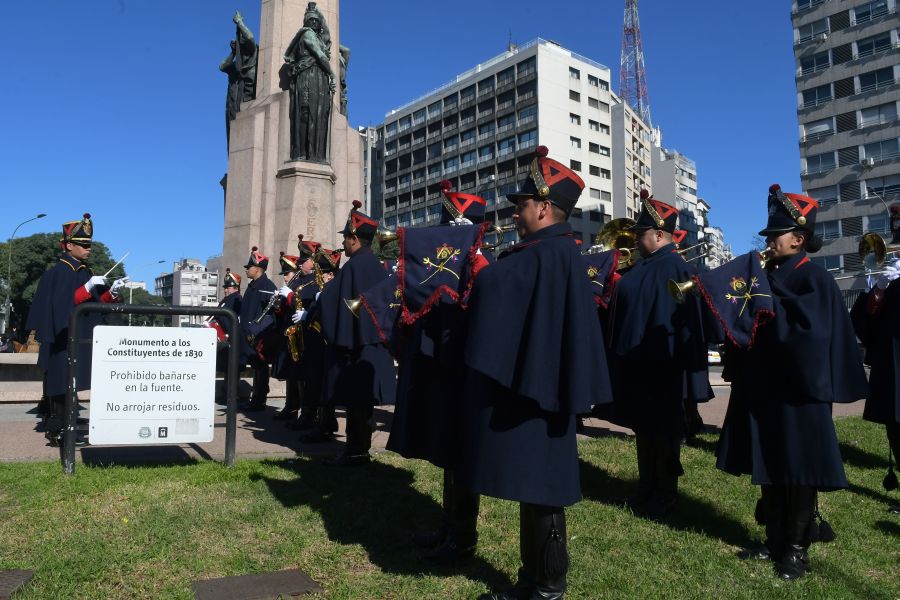 Acto por los 187 años de la Jura de la primera Consitución. Foto: A. Colegma