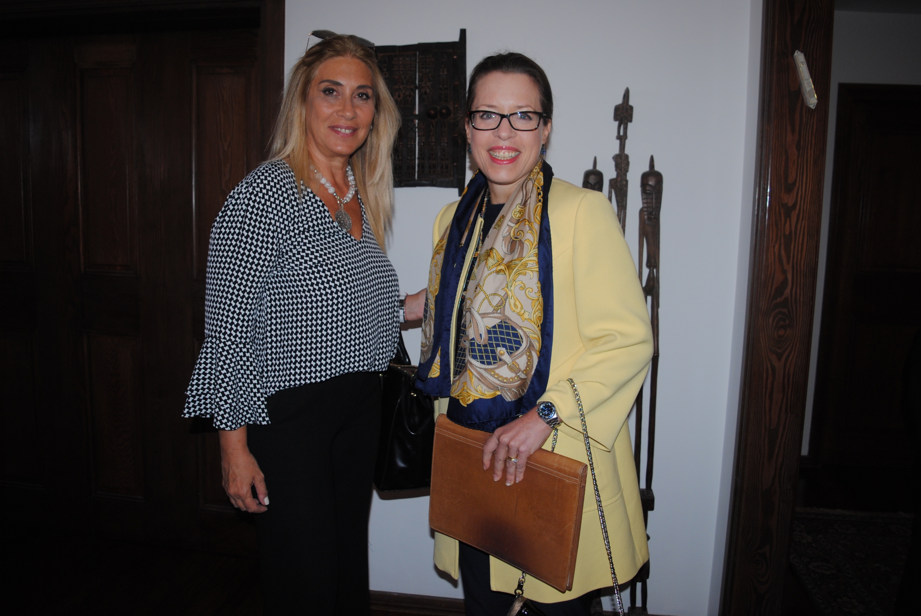 Elena Tejeira, Embajadora de Estados Unidos Kelly Keiderling.