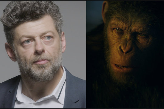 Andy Sarkis interpretando a Cesar. Foto: Captura de pantalla