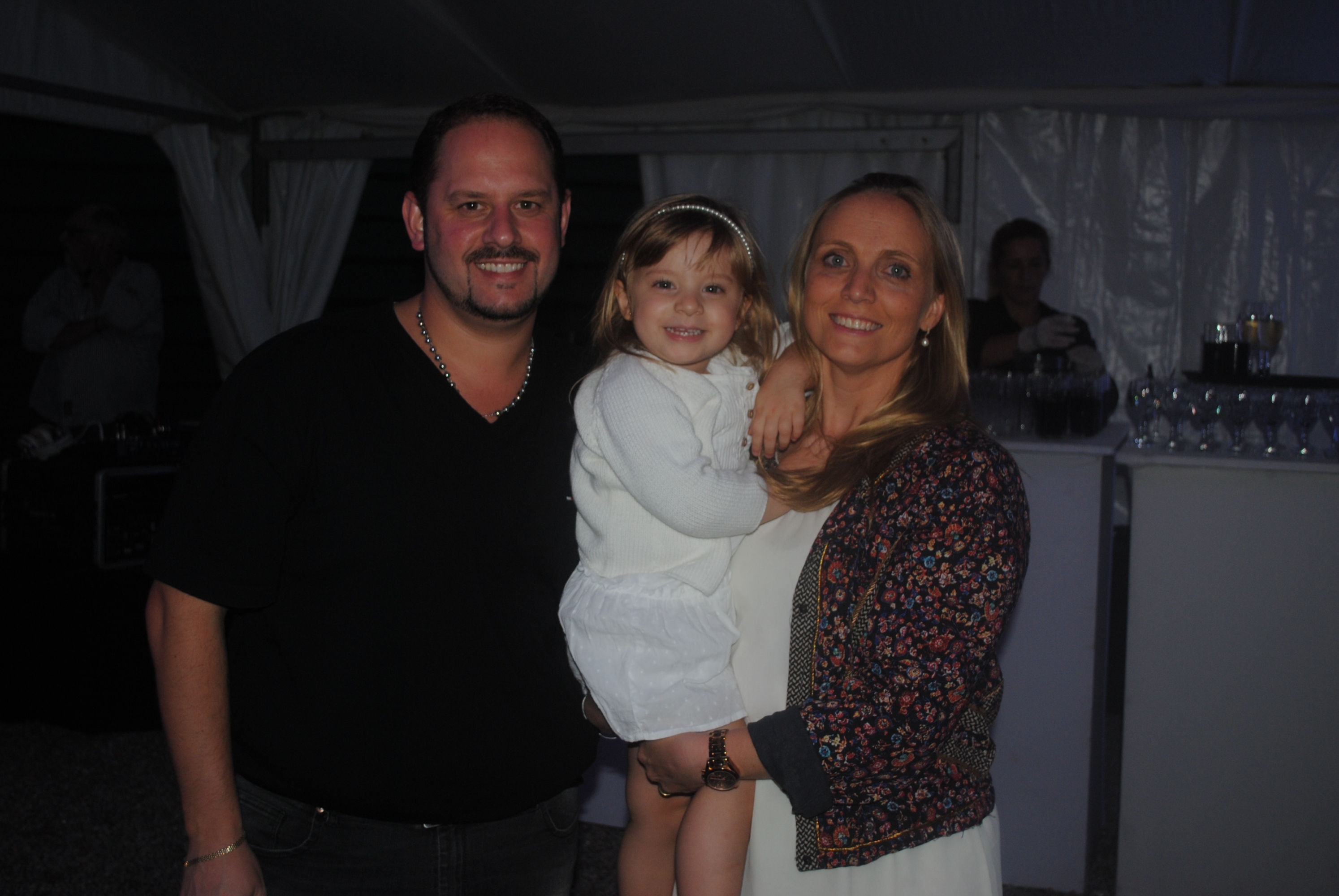 Carlos y Constanza Segarra, Luciana Yavarone.