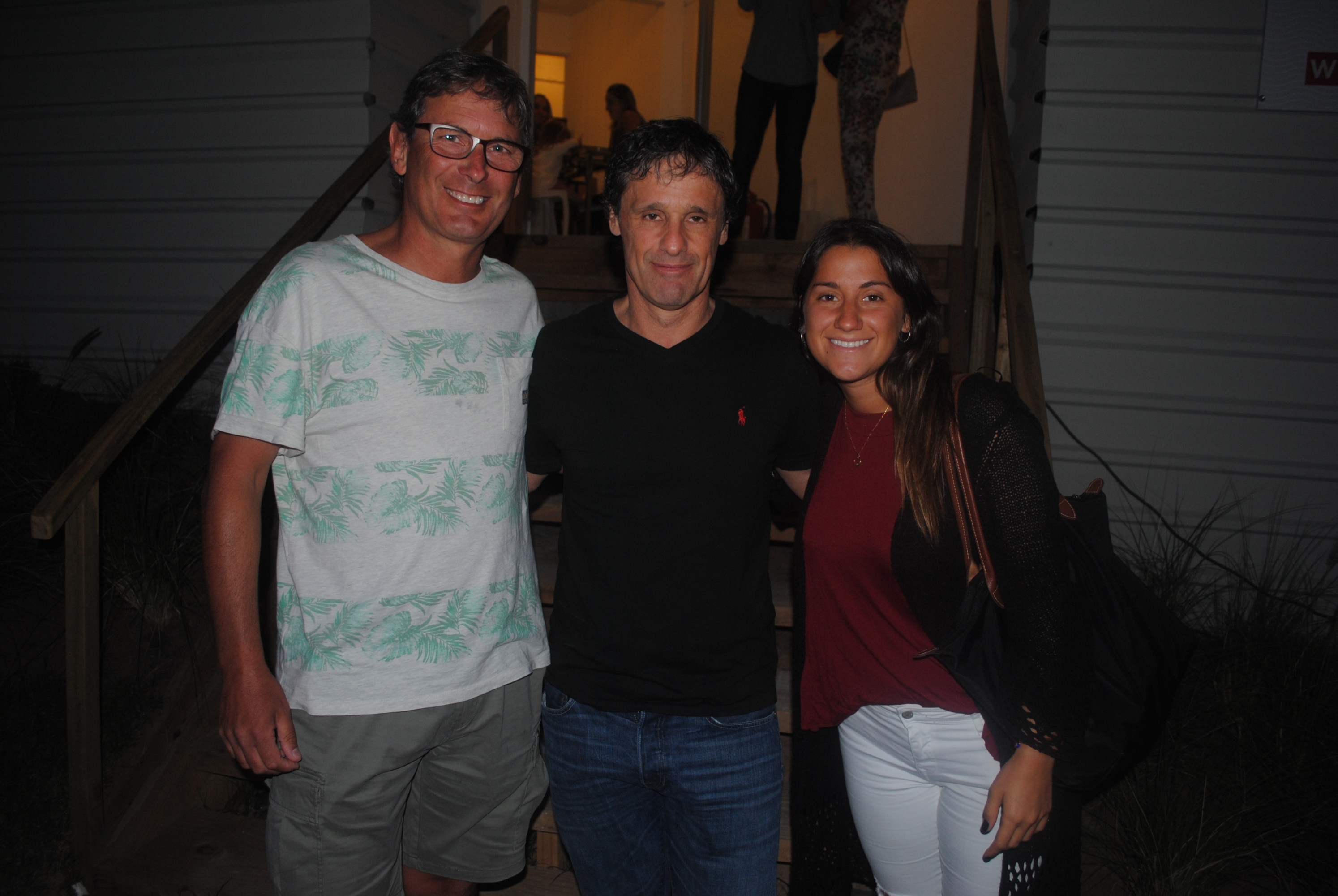 Jorge Bzurovski, Felipe y Florencia Mariñansky.