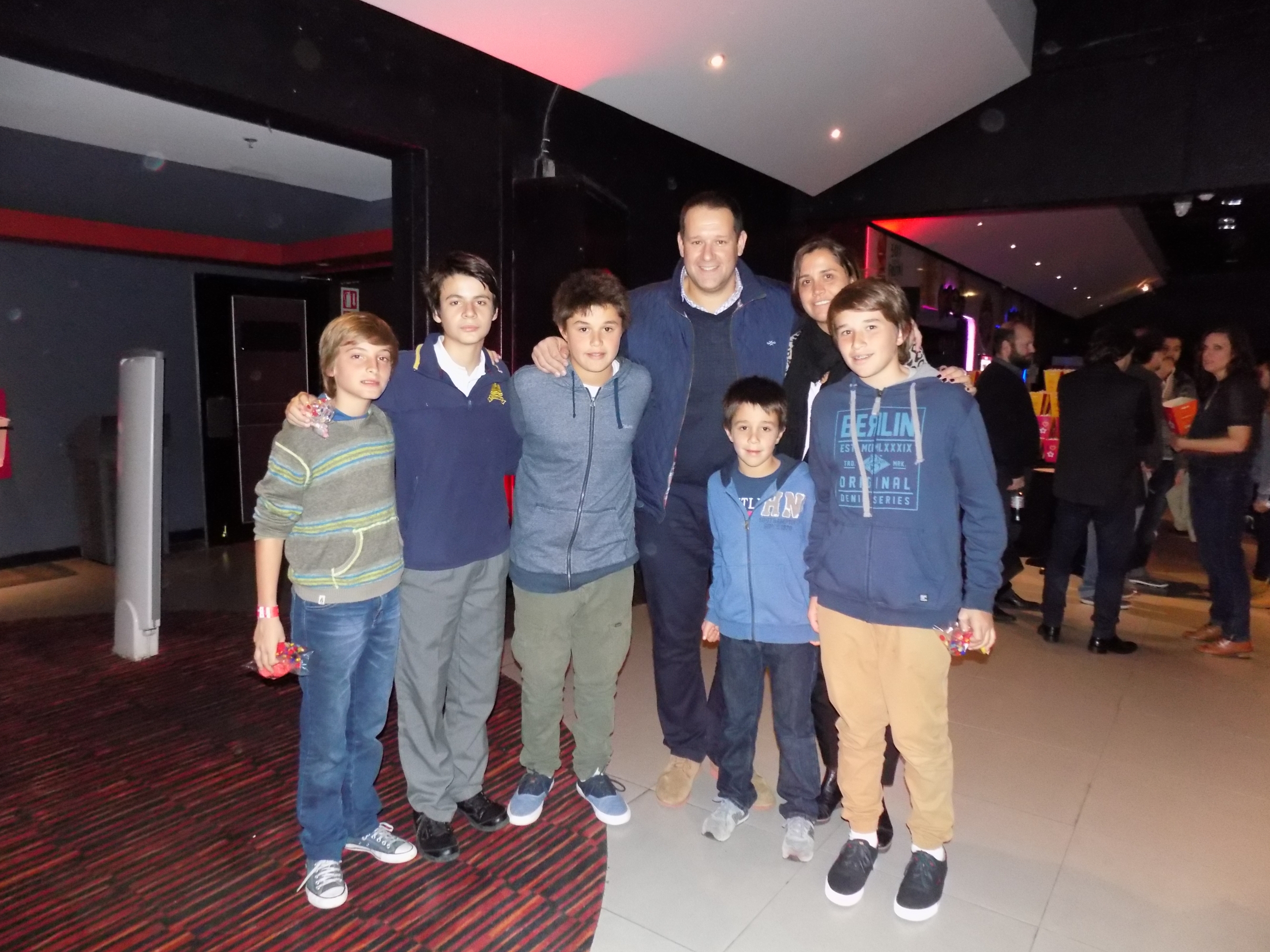 Ignacio Braga, Tomás Curbelo, Alfonso, Rodrigo y Francisco Giménez, Lorena Kahn, Ignacio Jiménez.