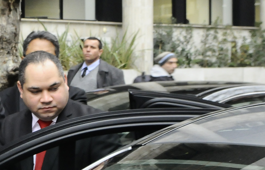 El embajador venezolano se retiró muy rápido de la Cancillería. Foto: D. Borrelli