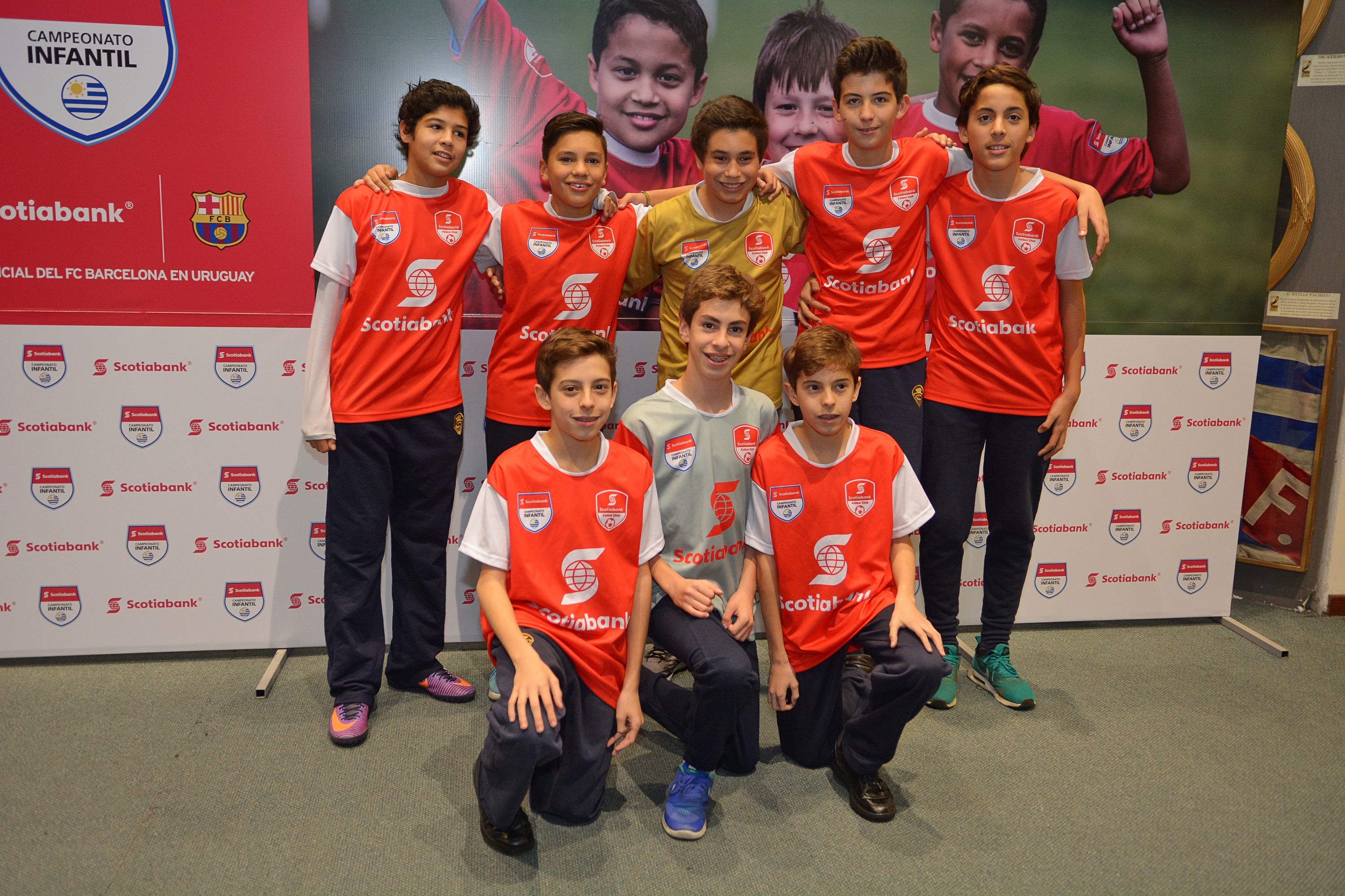Equipo ganador del Campeonato Infantil Scotiabank 2016.