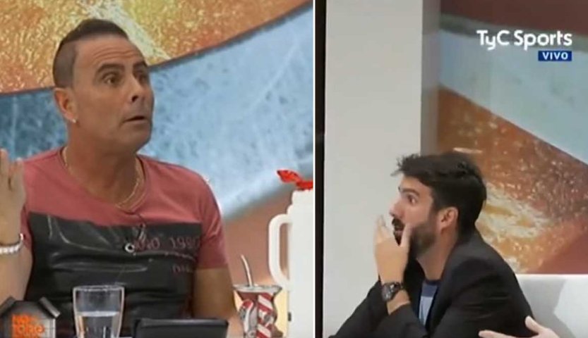 Pablo Lunati y Favio Ázzaro (Captura tv)