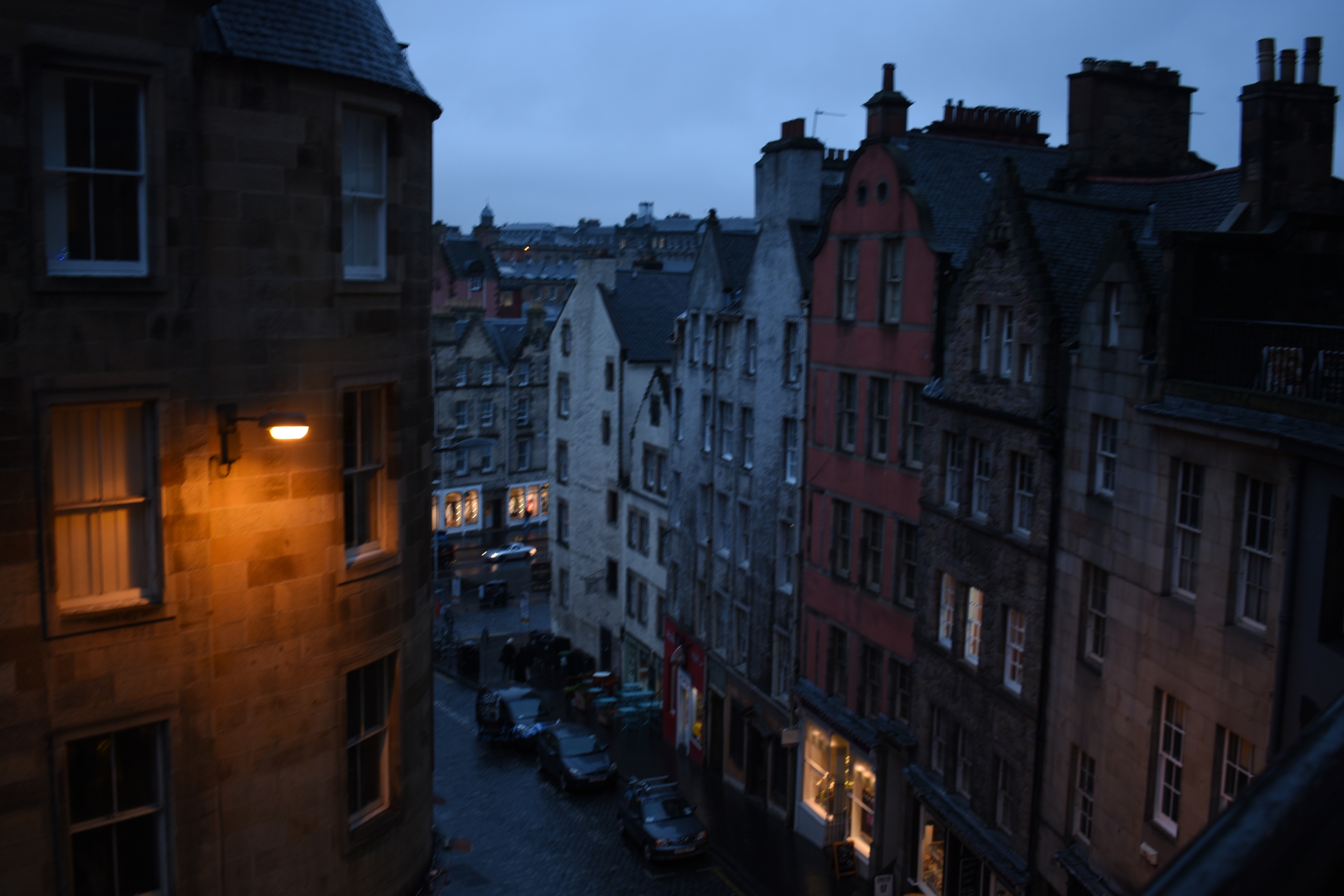 Victoria Street en Edimburo. Foto: Mariana Malek