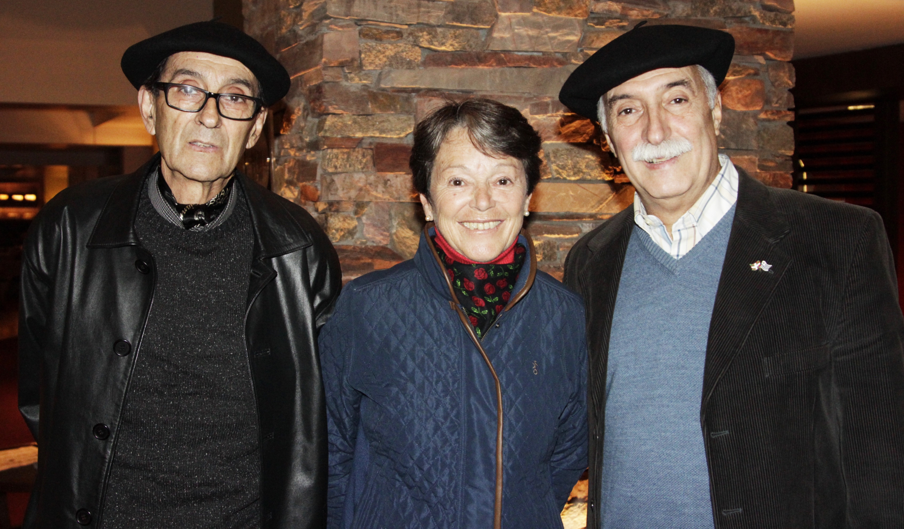 Julio Poittevin, Mirentxu Saralegui, Enrique Poittevin.