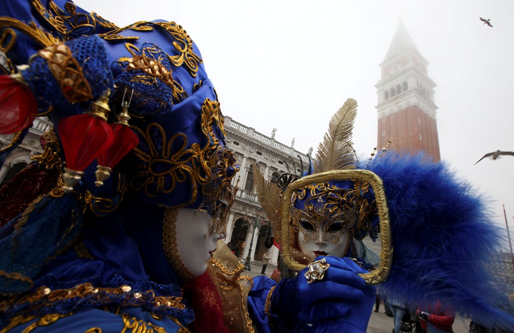 Carnaval en Venecia. Foto: Reuters