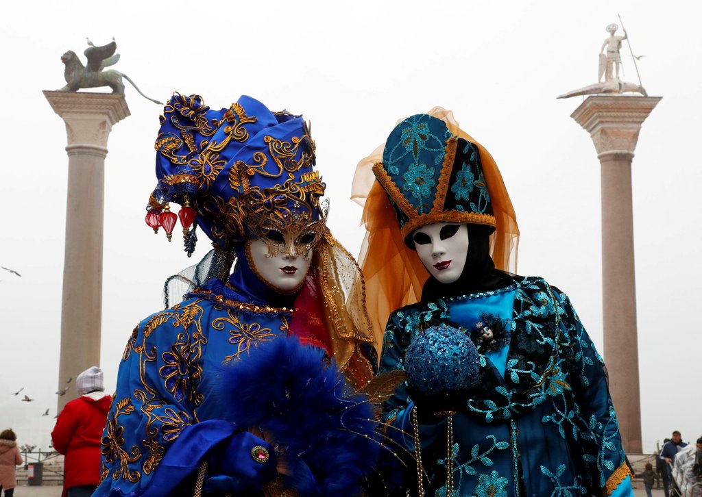 Carnaval en Venecia. Foto: Reuters
