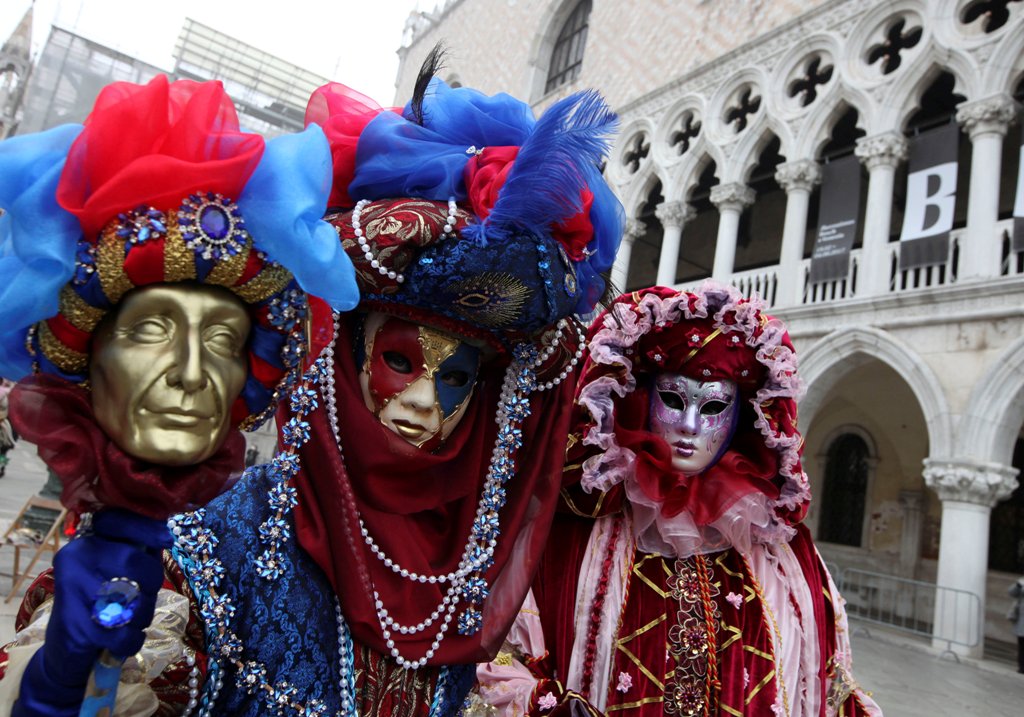 Carnaval en Venecia. Foto: Reuters