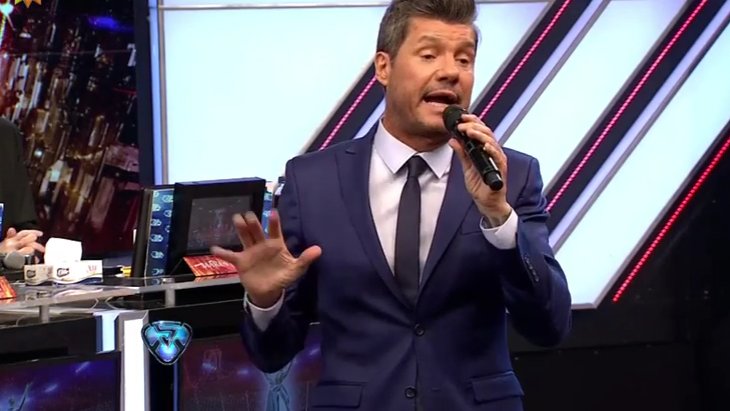 Marcelo Tinelli anoche en ShowMatch