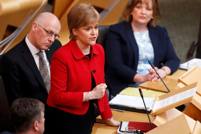Nicola Sturgeon, primera ministra de Escocia. Foto: Reuters.