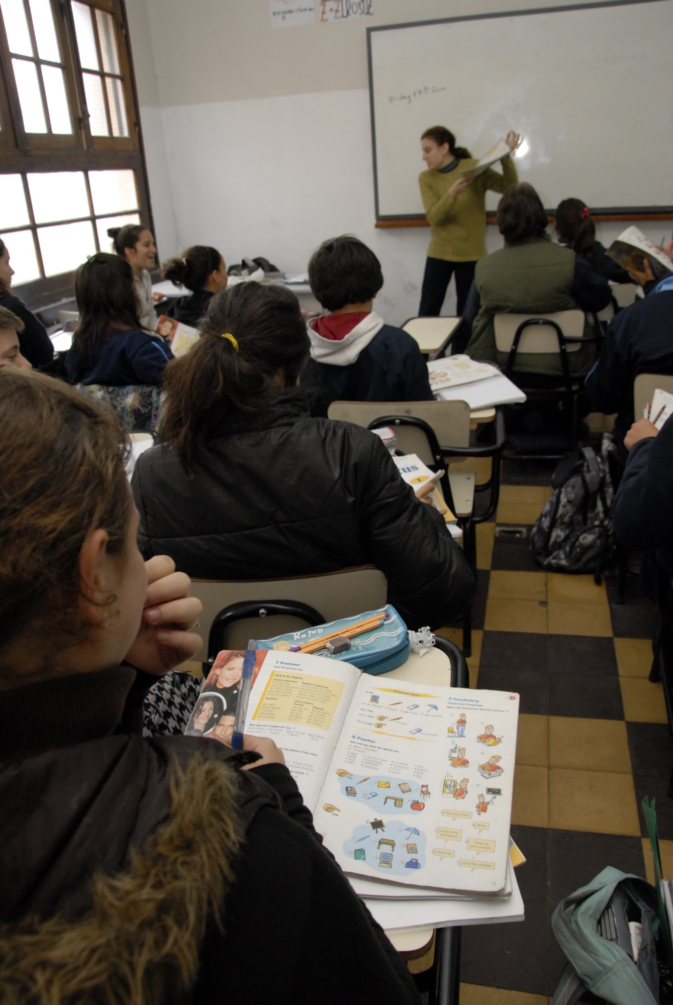 Estudiantes de secundarias. Foto: Archivo El País