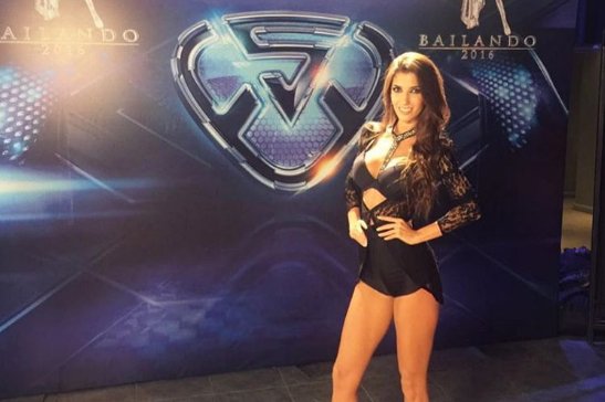 Majito Sarasol durante la producción de fotos de ShowMatch (Foto: @majitosarasol)