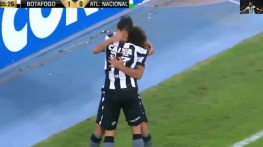 Botafogo vs Atlético Nacional 1-0 - Gol de Rodrigo Pimpao  Copa Libertadores 1852017