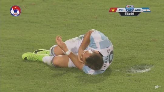 Duro golpe de Lautaro Martínez ante Vietnam