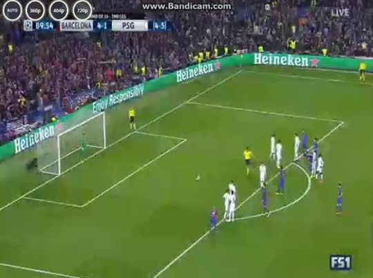 Penal Luis Suárez - Barcelona vs. PSG