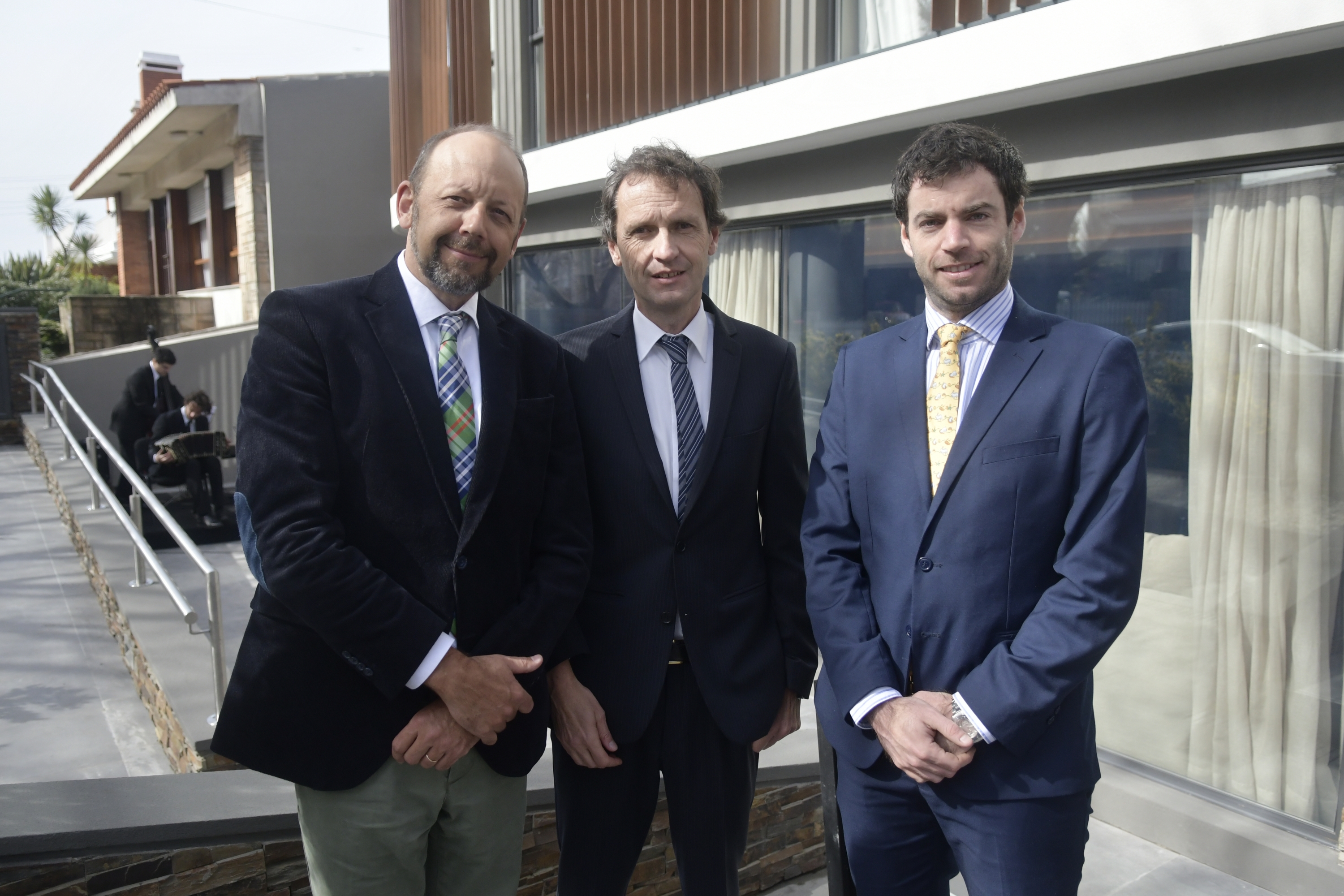 Fabián Von Brocke, Sergio Goloubintseff, José Ignacio Sarmiento.