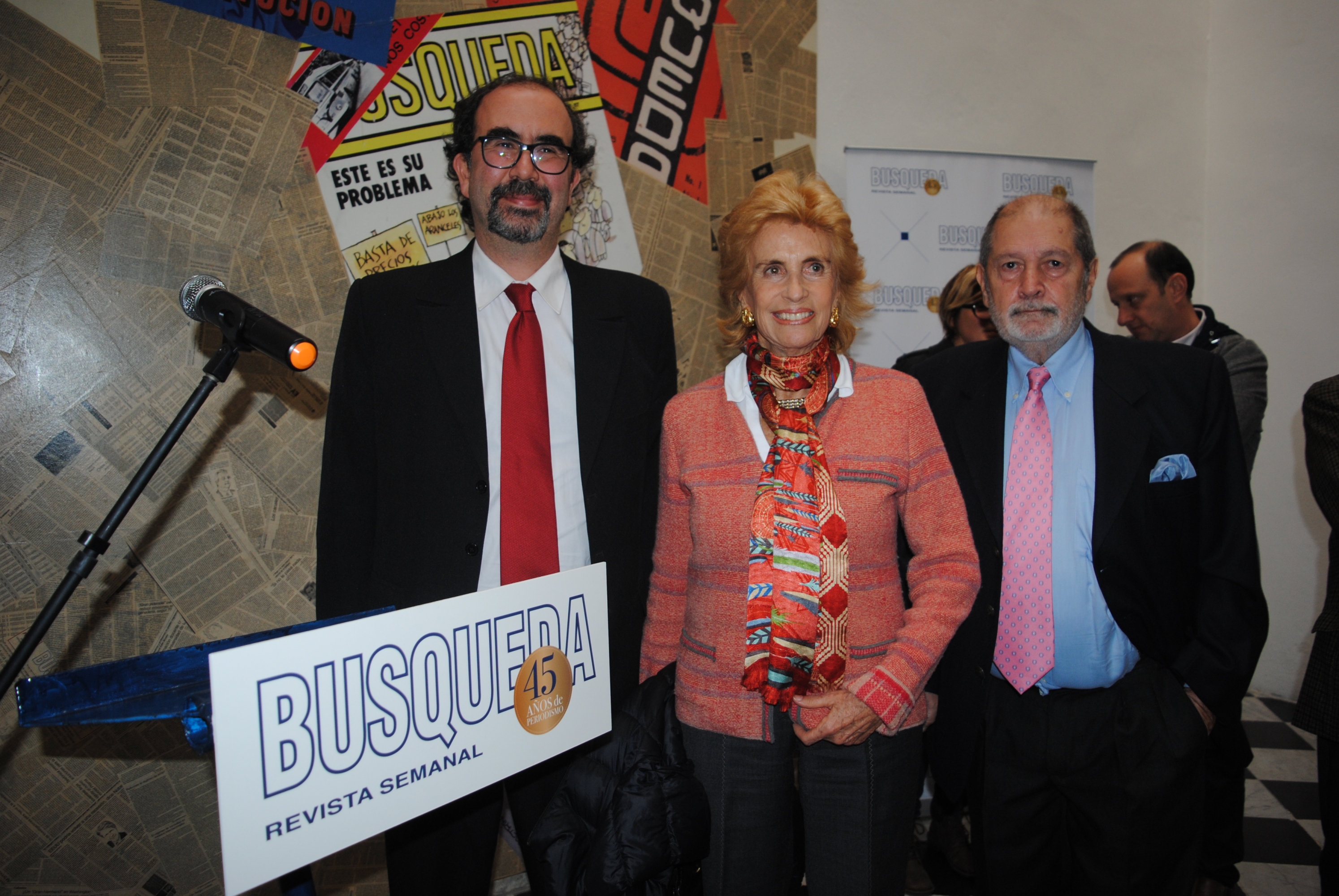 Andrés Danza, Julia Rodríguez Larreta, Danilo Arbilla.