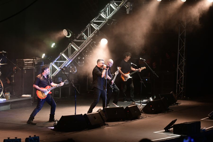 Spuntone, Arakelian, Ráfols , Carballo y Peralta en escena. Foto: M. Bonjour