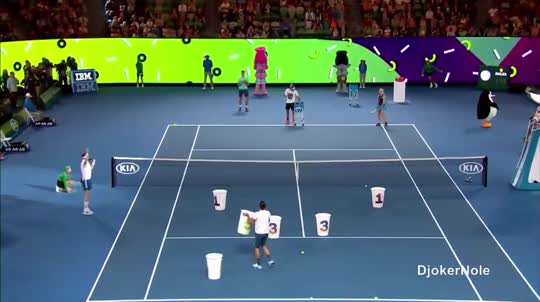Novak Djokovic and Roger Federer FUNNY MOMENTS - AO 2017