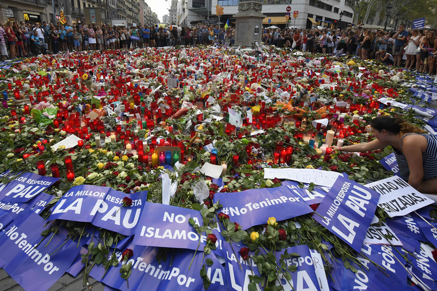 Diez días después de los ataques, hay 25 heridos hospitalizados. Foto: AFP