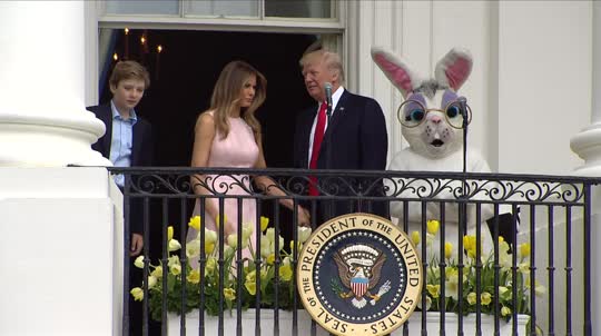 Trump reitera postura ante Corea del Norte en fiesta de Pascua