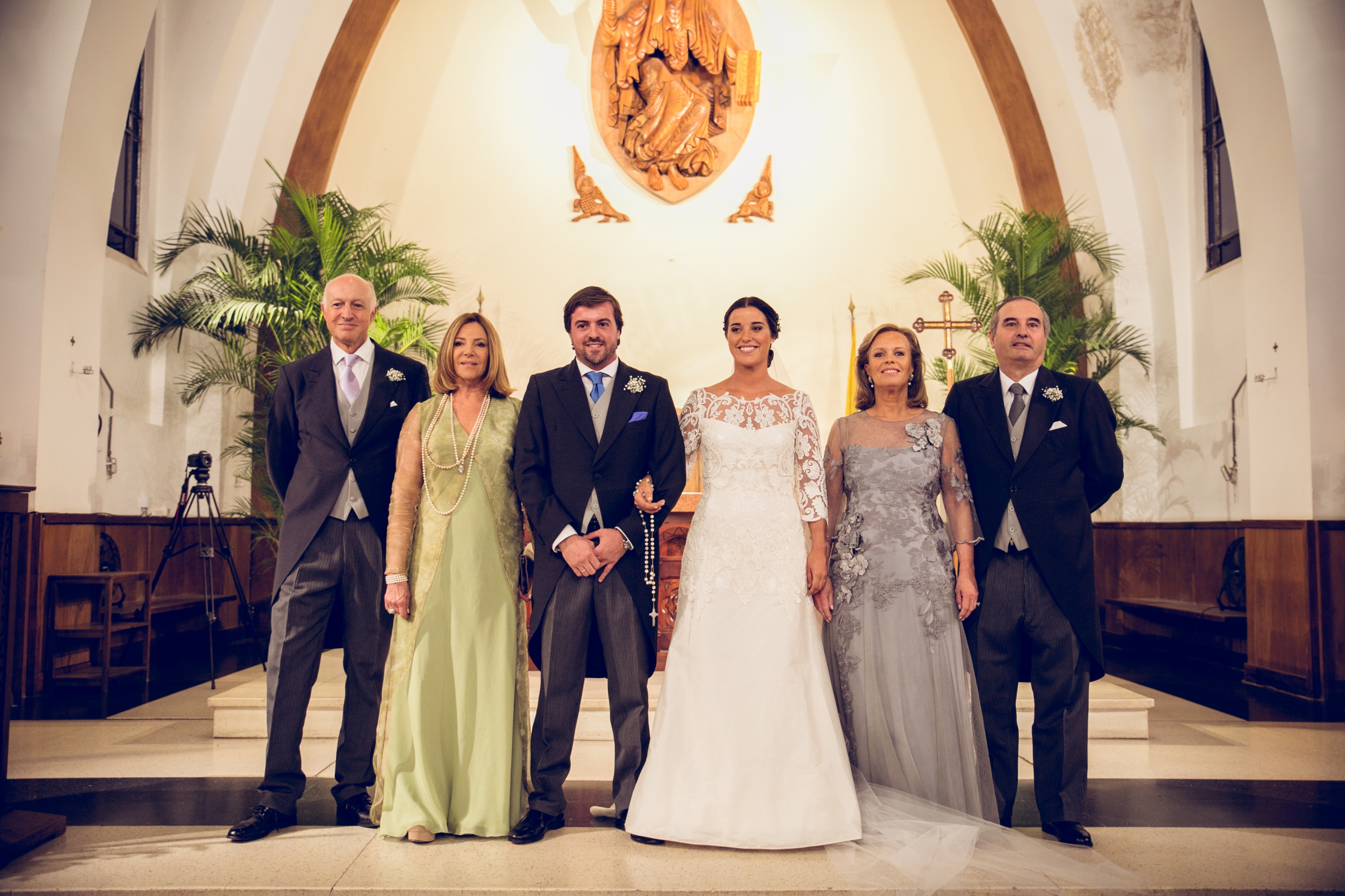 Juan José Fraga, Elena Bermejo, Martín Fraga, Sofía Míguez, Margarita Seré, Martín Míguez. Foto: Santiago Moreira
