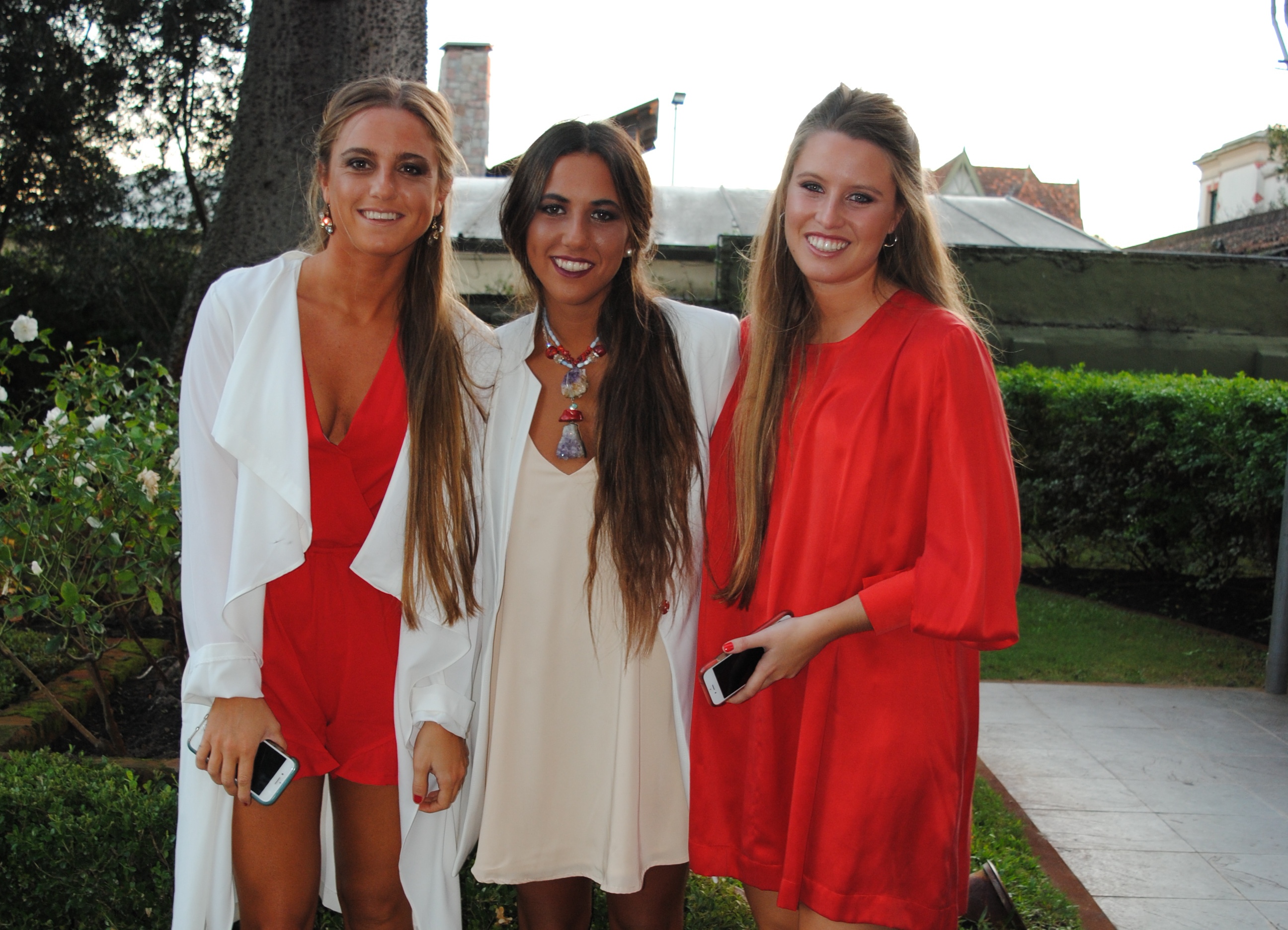 Federica Sapelli, Agustina Gatto, Justina Blanco.