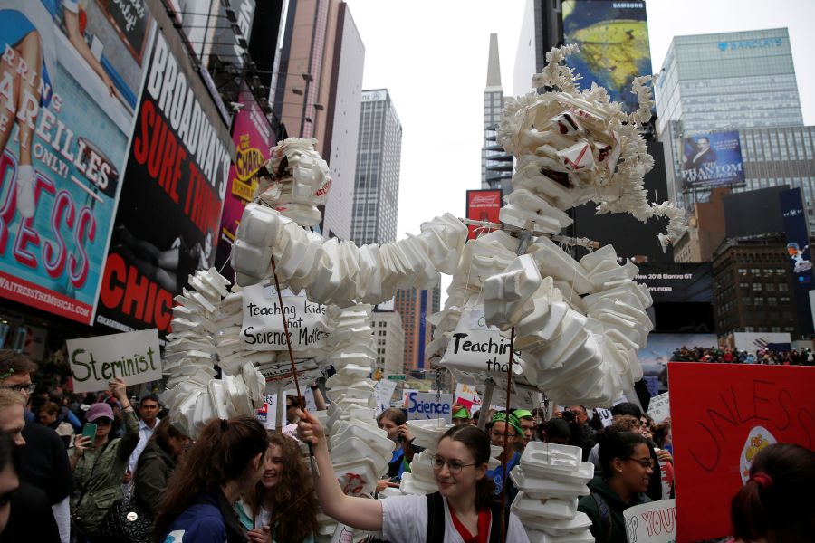 Marcha por la ciencia.  Foto: Reuters