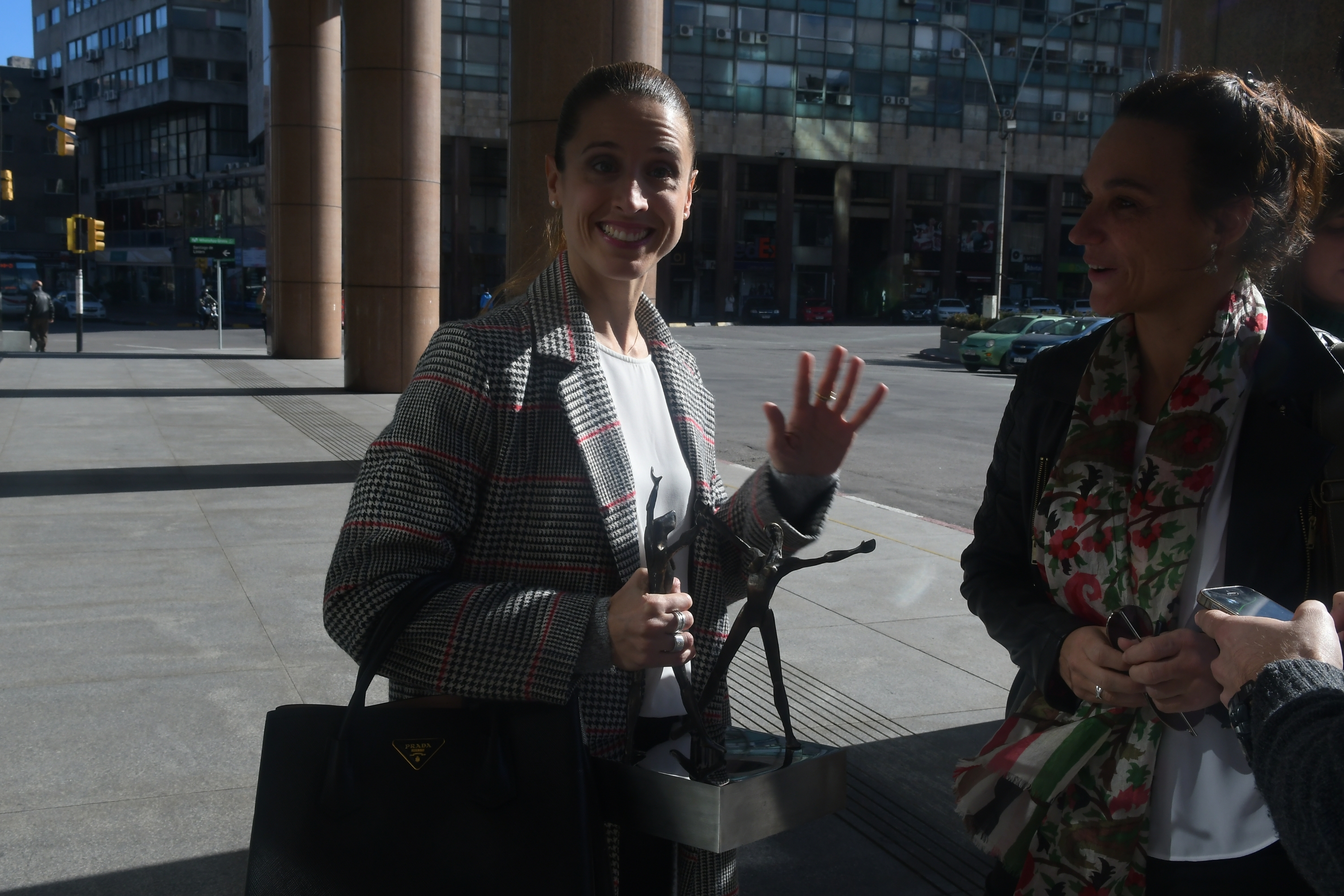 María Noel Riccetto volvió a Uruguay luego de recibir el 