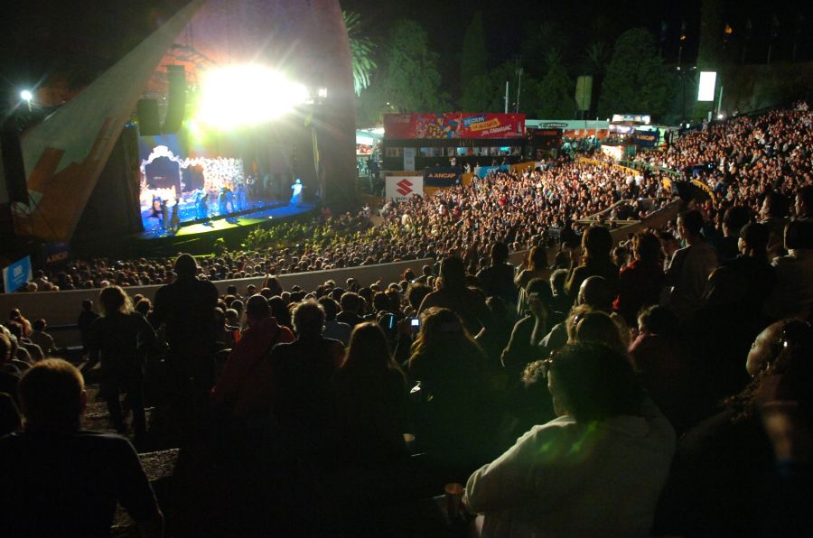 Carnaval: el Teatro de Verano sufrió cancelaciones por alertas climáticas. Foto: archivo El País