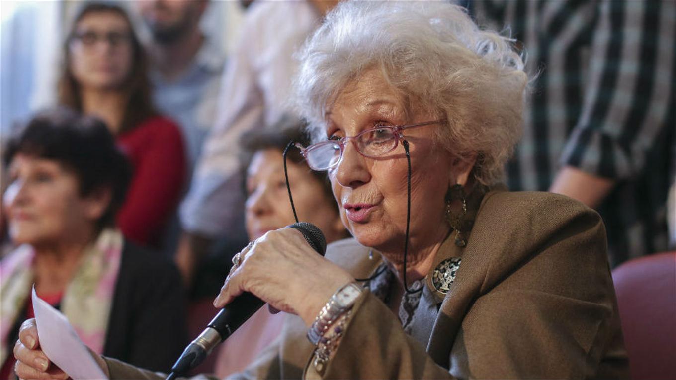 Estela de Carlotto, titular de Abuelas. Foto: La Nación GDA